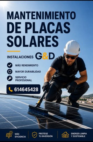 Mantenimiento y Limpieza Placas Solares