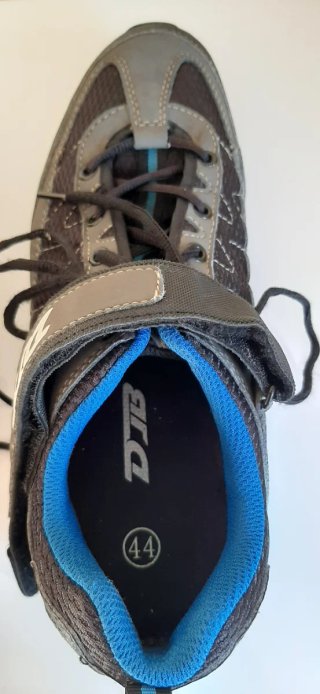 Zapatos Ciclismo DTB Negros y Azules