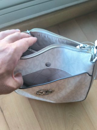 Borsa Michael Kors Beige/Bianco
