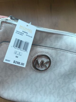 Borsa Michael Kors Beige/Bianco