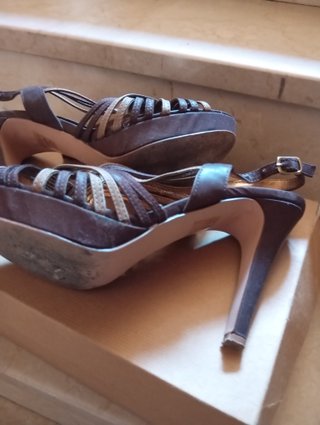 Sandali con tacco e plateau PLANET
