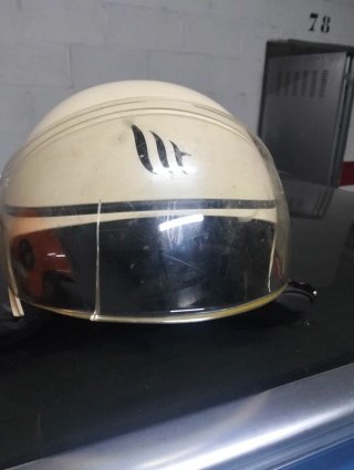 2 Cascos Moto Talla M Naranja