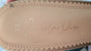 Tacones dorados fiesta T.38