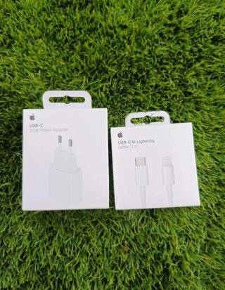 Caricatore iPhone 20W e cavo USB-C a Lightning 1m