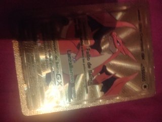 Carta Pokémon Charizard GX Dorado