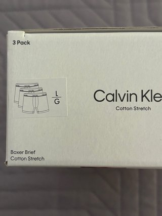 Calvin Klein Pack 3 Boxer Talla L
