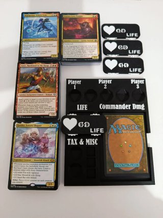 4 Mazos Commander Cartas Magic lote mtg edh oferta