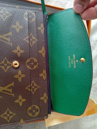 Portafoglio Louis Vuitton marrone