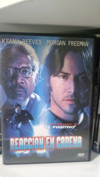 Reacción en Cadena DVD Keanu Reeves Morgan Freeman