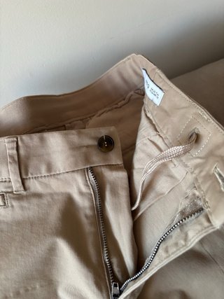 Pantalón chino Mango beige talla 38