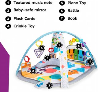 Baby Einstein gimnasio musical luces juguetes