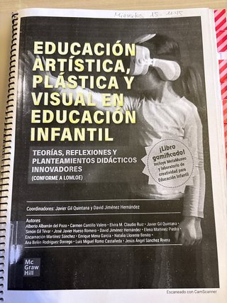 Libro de grado de educación infantil UNED.