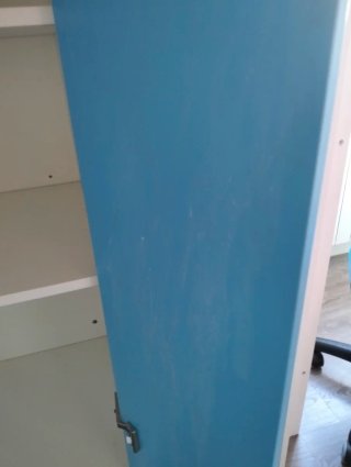 Litera Ikea Blanca y Azul