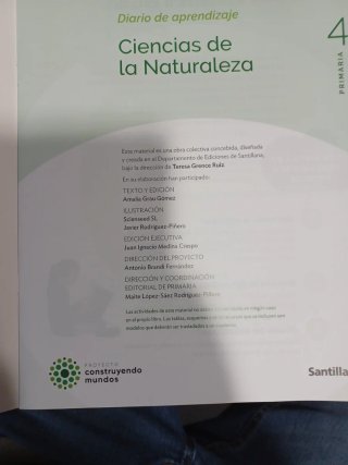 diario de aprendizaje ciencias 4 primaria