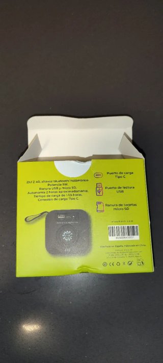 Altavoz Bluetooth Z40 Negro