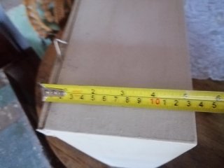 Vetrinetta in legno vintage
