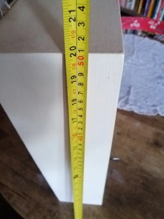 Vetrinetta in legno vintage