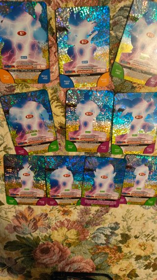 Carte Dragon Ball Holo - Set di 10 carte
