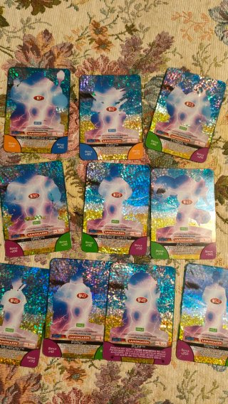 Carte Dragon Ball Holo - Set di 10 carte