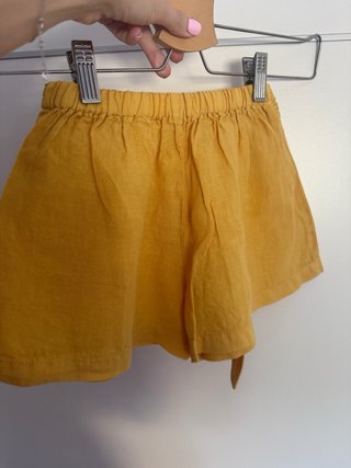 Shorts amarillos niña