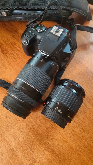 Canon 250D + 2 objetivos Cambio por Zodiac motor