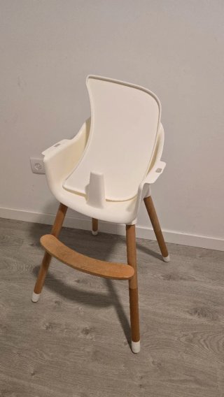 Trona Kinderkraft SIENNA 2 en 1 Blanco