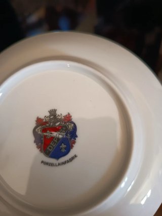 Formaggiera vintage porcellana