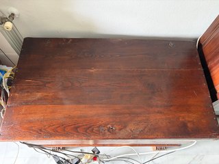 Arcón antiguo madera maciza artesanal