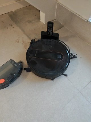 Robot Aspirador Coredy con Base y Mando