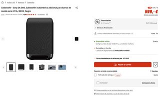 Sony Bravia Subwoofer SA-SW5 300W