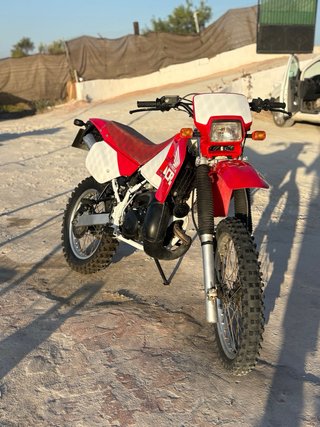 Honda CRM 125cc Enduro/Motocross Roja y Blanca