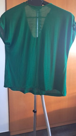 Blusa Massimo Dutti verde talla M