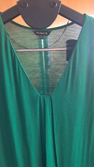 Blusa Massimo Dutti verde talla M