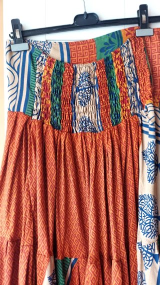 Falda larga India talla única