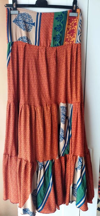 Falda larga India talla única