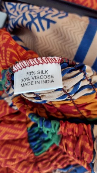 Falda larga India talla única