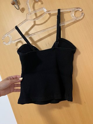 Top negro Zara tirantes