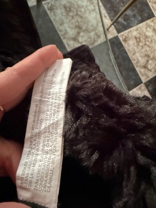 Chaqueta Zara pana cuello pelo
