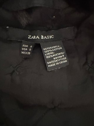 Chaqueta Zara pana cuello pelo