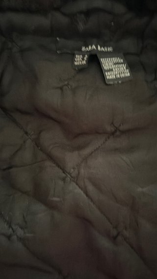 Chaqueta Zara pana cuello pelo