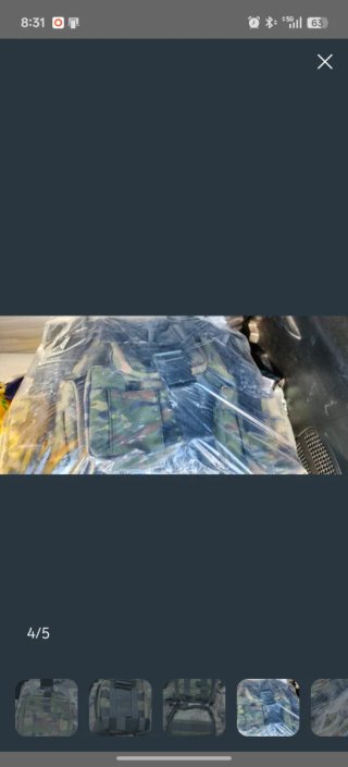 Bolsa pernera táctica camuflaje