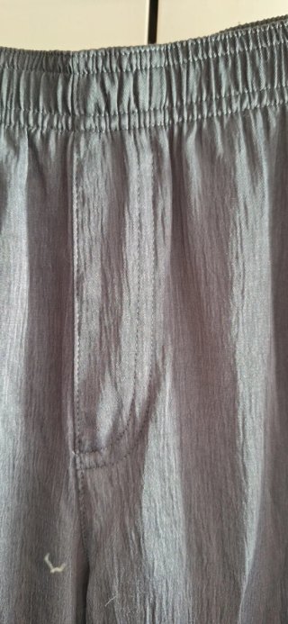 Pantalón Zara ancho T L gris Nuevo