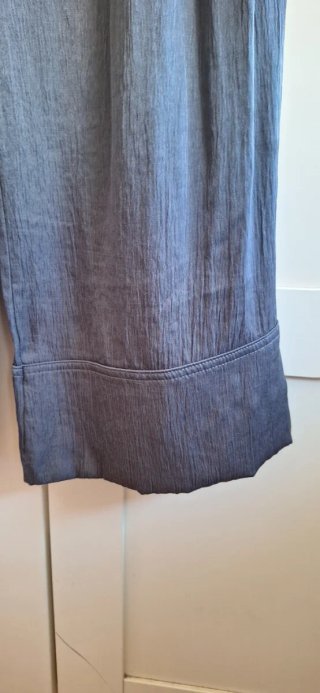 Pantalón Zara ancho T L gris Nuevo