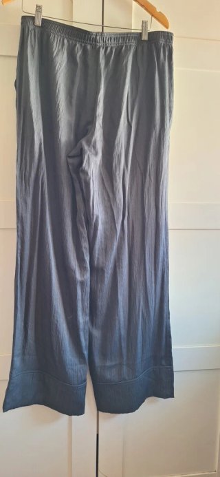 Pantalón Zara ancho T L gris Nuevo