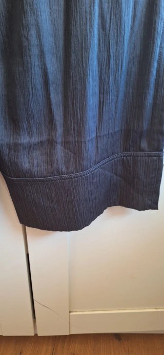 Pantalón Zara ancho T L gris Nuevo