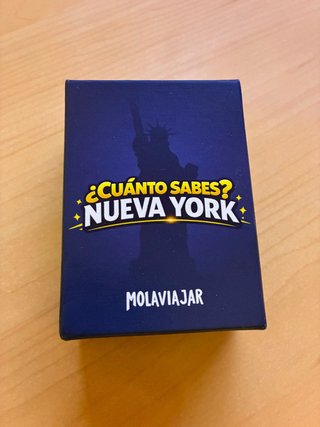 Juego de cartas ¿Cuánto sabes? Nueva York