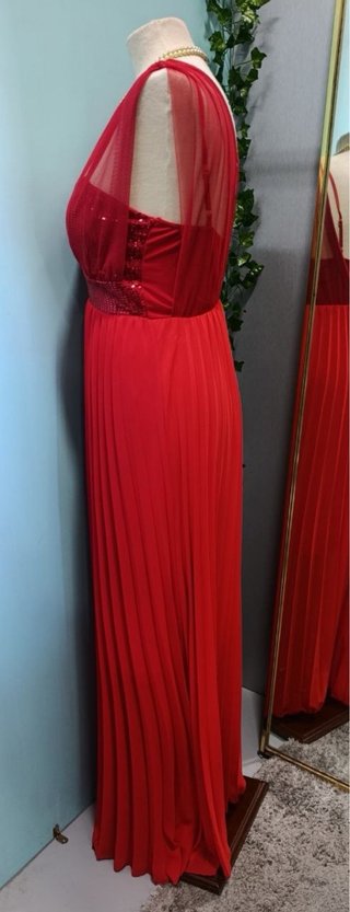 Vestido de fiesta rojo talla M
