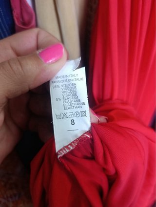 Vestido de fiesta rojo talla M