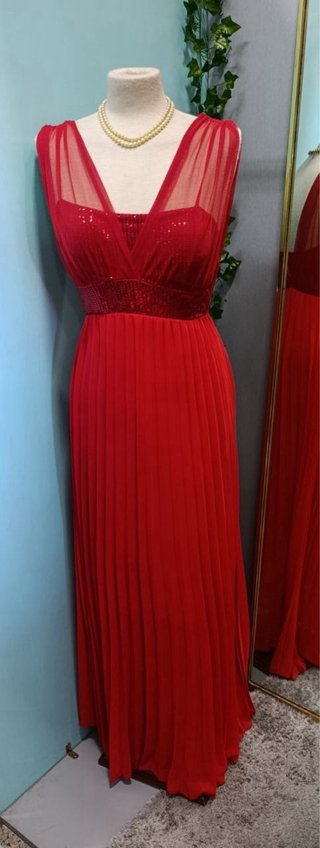 Vestido de fiesta rojo talla M