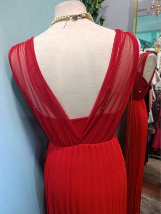 Vestido de fiesta rojo talla M